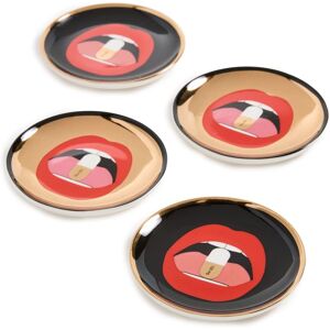 Jonathan Adler Gold Pop Art Coasters - 4 pcs - 10cm Jonathan Adler Gold Pop Art Coasters - 4 pcs - 10cm