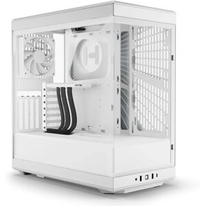 Hyte Y40 Snow White Panoramic Glass Mid Tower ATX Case - PC Case Hyte Y40 Snow White Panoramic Glass Mid Tower ATX Case - PC Case