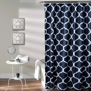 Lush Decor Navy Shower Curtain - Shower Curtain Lush Decor Navy Shower Curtain - Shower Curtain