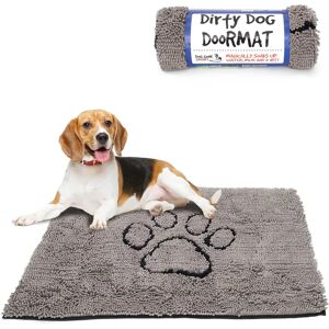 Dog Gone Smart Grey Microfiber Doormat - Pet Mat Dog Gone Smart Grey Microfiber Doormat - Pet Mat
