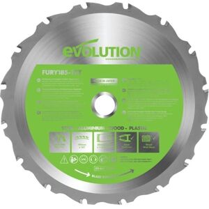 Evolution Power Tools Fury Lame Circulaire Multi-usage TCT - 185mm - Publicité Evolution Power Tools Fury Lame Circulaire Multi-usage TCT - 185mm - Publicité