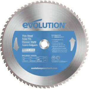 Evolution T355TCT-90CS - 355 mm Saw Blade - Stainless Steel Cutting Evolution T355TCT-90CS - 355 mm Saw Blade - Stainless Steel Cutting