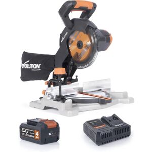 Evolution Power Tools R185CMS-Li EXT Mitre Saw - 18V Compact Cutting Tool Evolution Power Tools R185CMS-Li EXT Mitre Saw - 18V Compact Cutting Tool
