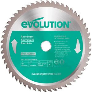 Evolution Power Tools A255TCT-80MS Aluminium Cutting Mitre Saw Blade Evolution Power Tools A255TCT-80MS Aluminium Cutting Mitre Saw Blade