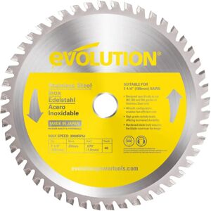 Evolution Power Tools S185TCT-48CS Stainless Steel Circular Saw Blade - Circular Saw Blade Evolution Power Tools S185TCT-48CS Stainless Steel Circular Saw Blade - Circular Saw Blade
