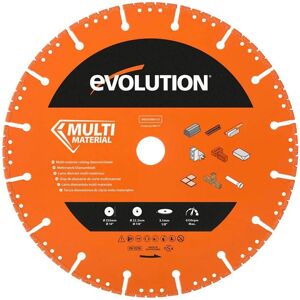 Evolution Power Tools MultiMaterial Diamond Demolition Disc Cutter - Diamond Blade 255mm Evolution Power Tools MultiMaterial Diamond Demolition Disc Cutter - Diamond Blade 255mm