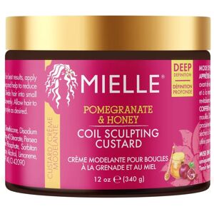 Mielle Organics Pomegranate & Honey Coil Sculpting Custard - Hair Styling Gel Mielle Organics Pomegranate & Honey Coil Sculpting Custard - Hair Styling Gel