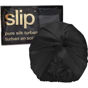 Slip Black Silk Turban - Hair Accessory - Women Slip Black Silk Turban - Hair Accessory - Women