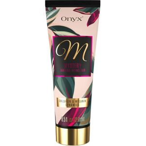 Onyx Mystery Accélérateur de Bronzage au Collagène - Publicité Onyx Mystery Accélérateur de Bronzage au Collagène - Publicité