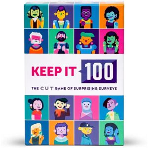 Cut Games Keep It 100 - Adult Party Game of Surprising Surveys Social Intelligence Cut Games Keep It 100 - Adult Party Game of Surprising Surveys Social Intelligence