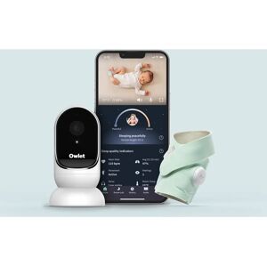 Owlet Babyphone Mint - Duo Monitor cu Smart Sock și Cameră Owlet Babyphone Mint - Duo Monitor cu Smart Sock și Cameră