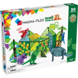 Magna-Tiles Magnetic Building Toy - 50 Pieces - Dino World XL Magna-Tiles Magnetic Building Toy - 50 Pieces - Dino World XL