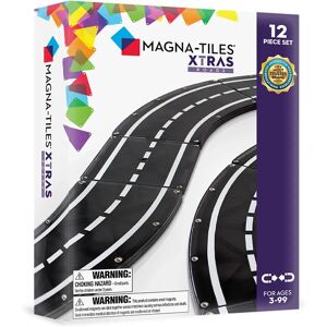 Magna-Tiles Magnetset - XTRAS Roads - 12 Delar - Building Blocks Magna-Tiles Magnetset - XTRAS Roads - 12 Delar - Building Blocks