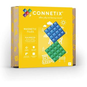 Connetix Sateenkaari Sininen ja Vihreä Peruslevy - Magneettinen Lelu Connetix Sateenkaari Sininen ja Vihreä Peruslevy - Magneettinen Lelu