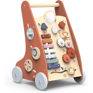 SPEEDY MONKEY Multi-Activity Walker - Wooden Toddler Walker with 9 Toys SPEEDY MONKEY Multi-Activity Walker - Wooden Toddler Walker with 9 Toys