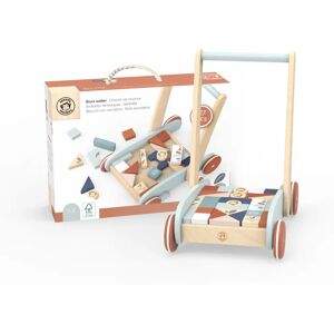 Speedy Monkey Baby Walker and Shape Sorter - 27 Blocks - FSC Wood Speedy Monkey Baby Walker and Shape Sorter - 27 Blocks - FSC Wood