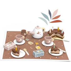 Speedy Monkey SP4009 - Ensemble de thé en bois pour enfants, Jeu de rôle, Écologique - Publicité Speedy Monkey SP4009 - Ensemble de thé en bois pour enfants, Jeu de rôle, Écologique - Publicité