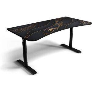 Arozzi Gaming Schreibtisch - Schwarz Gold - Großes Oberfläche - Höhenverstellbar Arozzi Gaming Schreibtisch - Schwarz Gold - Großes Oberfläche - Höhenverstellbar
