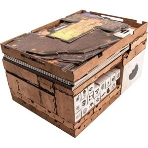 SMONEX Wooden Organizer and Four Player Boards Compatible with Gloomhaven - Storage Box for Expansions SMONEX Wooden Organizer and Four Player Boards Compatible with Gloomhaven - Storage Box for Expansions