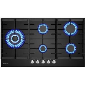 GASLAND CHEF Plaque de Gas - 5 Feux, Verre Noir, 87cm - Publicité GASLAND CHEF Plaque de Gas - 5 Feux, Verre Noir, 87cm - Publicité