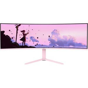 Arozzi Nova 49” Kurvad datorskärm - Rosa Arozzi Nova 49” Kurvad datorskärm - Rosa