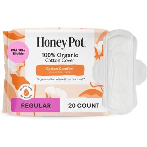The Honey Pot Company Organic Regular Pads with Wings - Pads The Honey Pot Company Organic Regular Pads with Wings - Pads