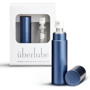 Uberlube Good-To-Go Traveler Refillable Case & 1 Refill - Blue - Lubricant Case & Refill Uberlube Good-To-Go Traveler Refillable Case & 1 Refill - Blue - Lubricant Case & Refill