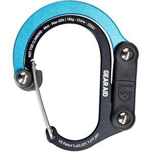 Gear Aid Heroclip Mini - Clip pour Équipement de Camping Noir/Bleu - Publicité Gear Aid Heroclip Mini - Clip pour Équipement de Camping Noir/Bleu - Publicité