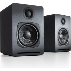 Haut-parleurs sans fil Audioengine A1 - Son stéréo compact - Publicité Haut-parleurs sans fil Audioengine A1 - Son stéréo compact - Publicité