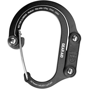 Gear Aid Heroclip Medium Hybrid Camping Gear Clip - Black Gear Aid Heroclip Medium Hybrid Camping Gear Clip - Black
