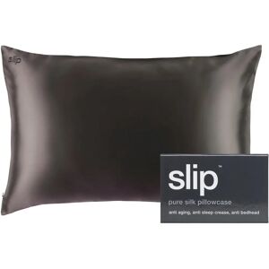 Slip Pure Silk Queen Pillowcase Charcoal - Anti-aging, Skin & Hair Care Slip Pure Silk Queen Pillowcase Charcoal - Anti-aging, Skin & Hair Care