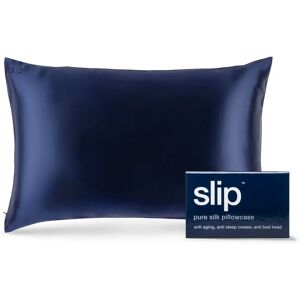 Slip Pure Silk Queen Pillowcase Navy Slip Pure Silk Queen Pillowcase Navy