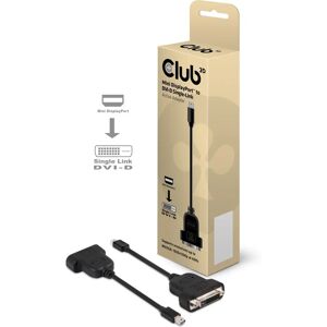 Club3D Mini DisplayPort a DVI-D Adaptador - Activo, 0,2m, Nero Club3D Mini DisplayPort a DVI-D Adaptador - Activo, 0,2m, Nero