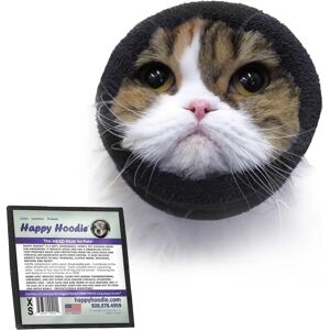 Happy Hoodie Black XS Pet Headband - Stress & Noise Reducer Happy Hoodie Black XS Pet Headband - Stress & Noise Reducer