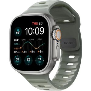 Nomad Groene Siliconen Sports Band voor Apple Watch 42-49mm - Accessoire Nomad Groene Siliconen Sports Band voor Apple Watch 42-49mm - Accessoire