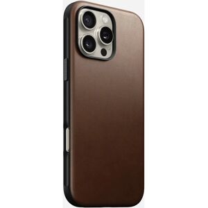 Nomad iPhone 16 Pro Max Lederhülle - Stoßfest, MagSafe Nomad iPhone 16 Pro Max Lederhülle - Stoßfest, MagSafe
