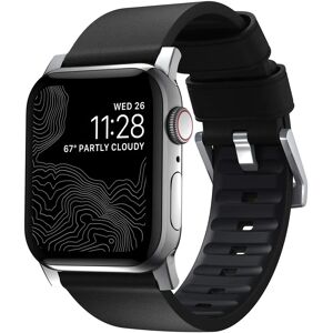 Nomad Active Pro Rem for Apple Watch 42/45mm - Vanntett, Lær & Gummi Nomad Active Pro Rem for Apple Watch 42/45mm - Vanntett, Lær & Gummi