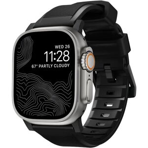 Cinturino Nomad per Apple Watch - Nero / Argento - Impermeabile & Traspirante Cinturino Nomad per Apple Watch - Nero / Argento - Impermeabile & Traspirante
