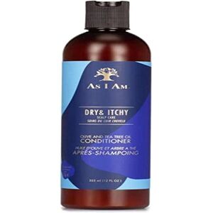 As I Am Dry and Itchy Scalp Care Olive and Tea Tree Oil Conditioner (355 ml) As I Am Dry and Itchy Scalp Care Olive and Tea Tree Oil Conditioner (355 ml)