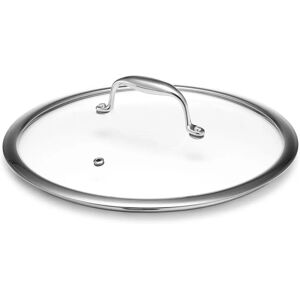 HexClad 26cm Glasslokk - Damputgang - Robust Metallkant - Kjøkkenlokk HexClad 26cm Glasslokk - Damputgang - Robust Metallkant - Kjøkkenlokk