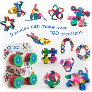 Clixo Tiny & Mighty 9 - Jeu de construction magnétique pour enfants - Publicité Clixo Tiny & Mighty 9 - Jeu de construction magnétique pour enfants - Publicité