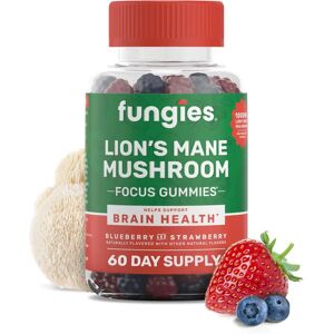 Fungies Lion's Mane Mushroom Gummies - Blueberry & Strawberry - 60 gummies Fungies Lion's Mane Mushroom Gummies - Blueberry & Strawberry - 60 gummies