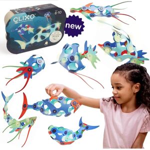 Clixo Créatures Marines - Jouet de Construction Magnétique 3D pour Enfants - Publicité Clixo Créatures Marines - Jouet de Construction Magnétique 3D pour Enfants - Publicité