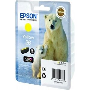 Gul blækpatron Epson C13T26144020 - Til Epson Expression XP-600 Gul blækpatron Epson C13T26144020 - Til Epson Expression XP-600