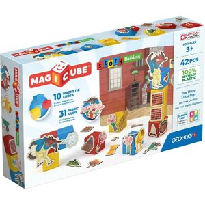 Geomag Magicube Story Building Los tres cerditos - Juguete magnético Geomag Magicube Story Building Los tres cerditos - Juguete magnético