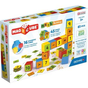 Geomag Magicube Math Building Recycled Clips - Educational Magnetic Building Set - 61 Cubes Geomag Magicube Math Building Recycled Clips - Educational Magnetic Building Set - 61 Cubes