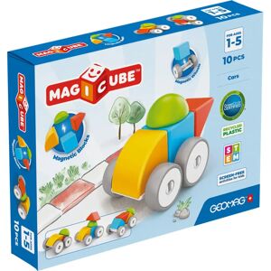 GEOMAG Magicube 308 - 10 Db - Különböző Formák - Járművek - Újrahasznosított Műanyag - Építő Kockák GEOMAG Magicube 308 - 10 Db - Különböző Formák - Járművek - Újrahasznosított Műanyag - Építő Kockák
