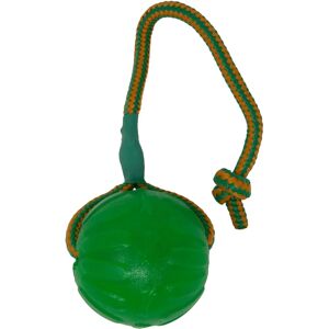 Starmark Treat Dispensing Chew Ball with Rope - Dog Toy Starmark Treat Dispensing Chew Ball with Rope - Dog Toy