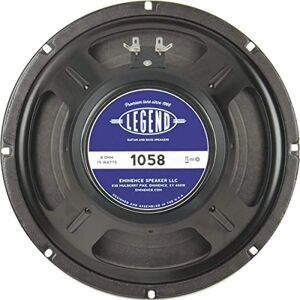 Eminence Legend 1058 - 10 Altoparlante - 75 W - 8 ohm Eminence Legend 1058 - 10 Altoparlante - 75 W - 8 ohm