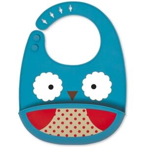 Bavoir bébé en silicone Skip Hop Hibou - Zoo Pliant et Portable - 6m+ - Publicité Bavoir bébé en silicone Skip Hop Hibou - Zoo Pliant et Portable - 6m+ - Publicité